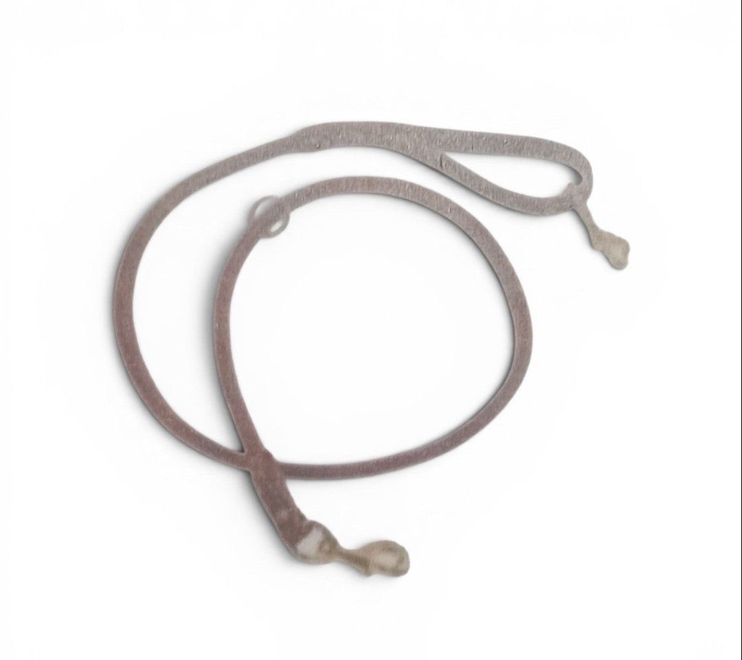 5' ROLLED LEATHER LEAD WITH BLACK HARDWARE, CENTER RING &amp; 2 SNAPS (STRAIGHT, CHAIN, OR CABLE)