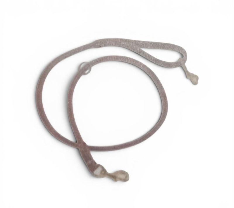 5' ROLLED LEATHER LEAD WITH BLACK HARDWARE, CENTER RING &amp; 2 SNAPS (STRAIGHT, CHAIN, OR CABLE)