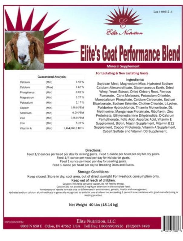 GOAT PERFORMANCE 49 lb.