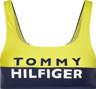 Bralette bikinitop UW0UW02077 Bold Yellow Tommy Hilfiger
