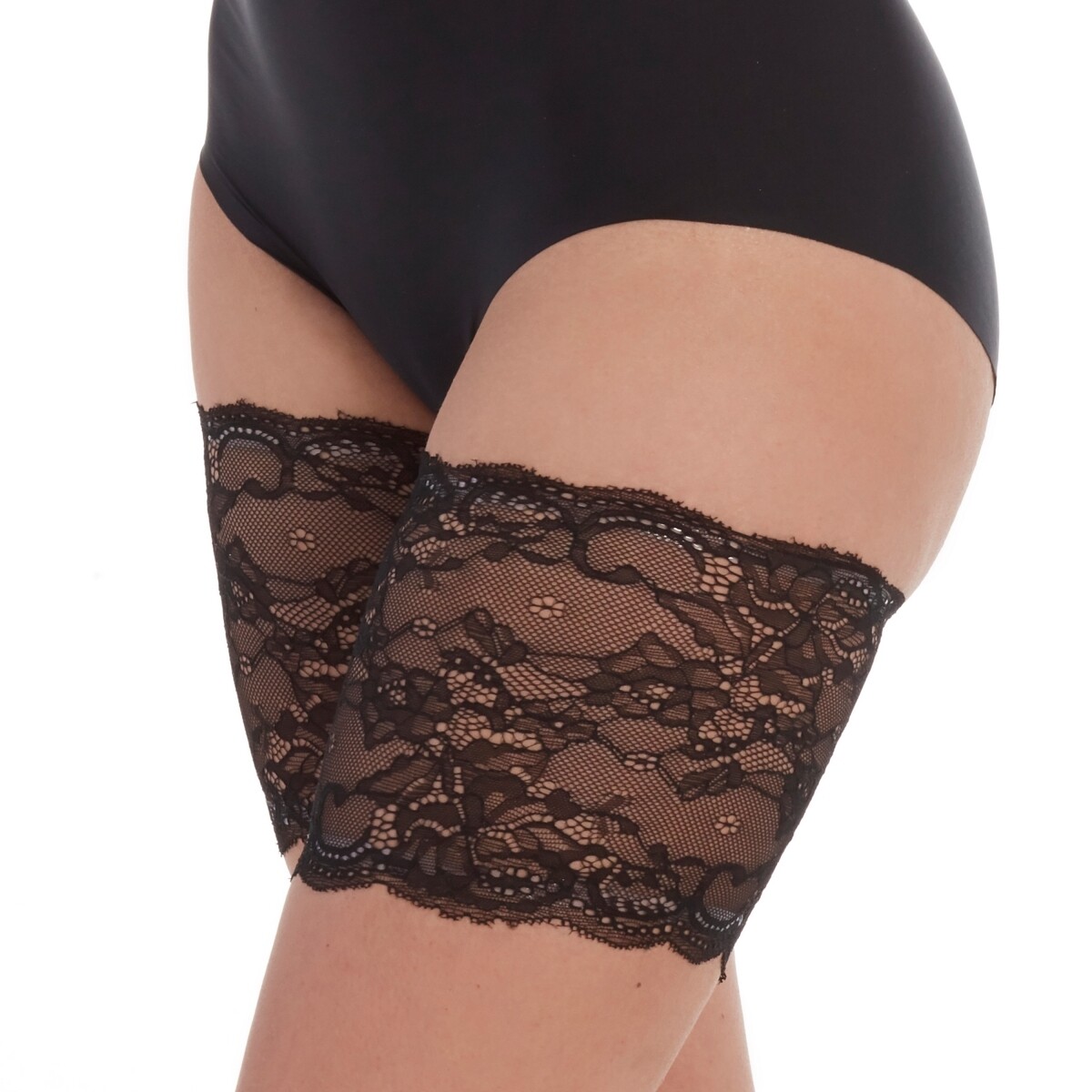 Be Sweet To Your Legs Lace dijenbanden 75BL Black MAGIC, Size: S