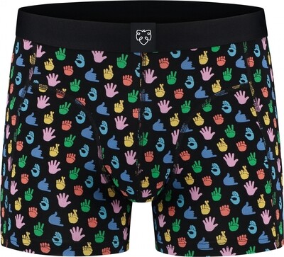 Boxershort HAROLDz21 Zwart Print A-dam Underwear