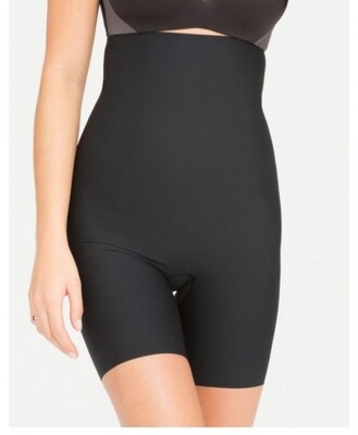 High waisted mid-thigh short 10006Rb02 Very Black Spanx