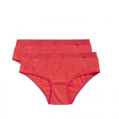 Hipster 2-pack girls TC 31985b02 Red Ten Cate