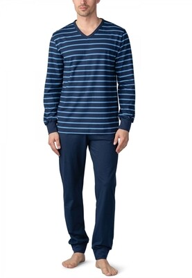 Heren pyjama 11289 Yacht Blue Mey Stratford