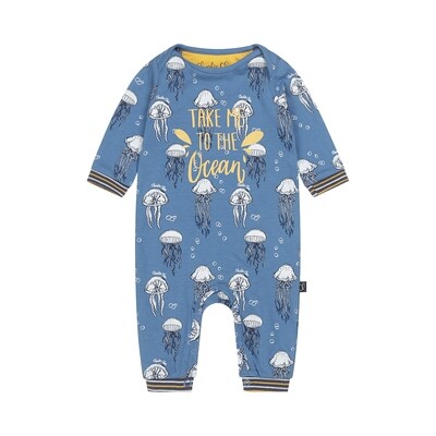 Baby Jumpsuit V43060-42 Blue Charlie Choe Wild Ocean