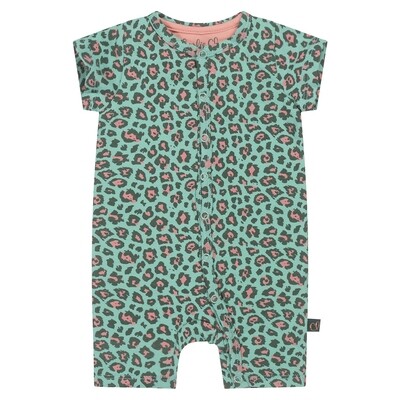 Baby Jumpsuit V43019-41 Green Charlie Choe Wild Animal