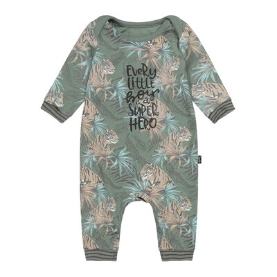 Baby pyjama U45066-42 Smokey Green Charlie Choe Jungle Nights