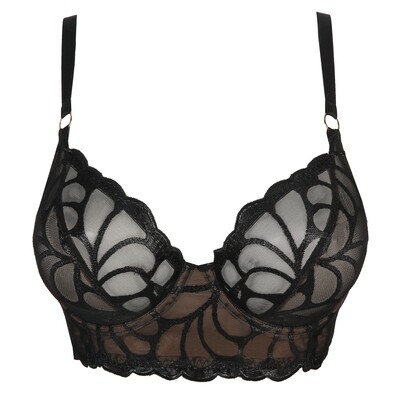 Plunge bh 0142166 Zwart Twist Aprodisia
