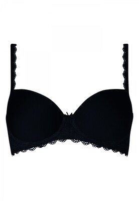 Spacer bh 74801b02 Zwart Mey Amorous