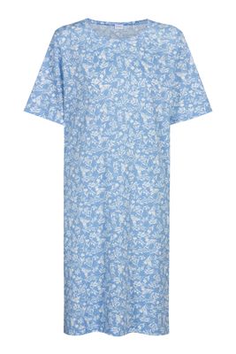 Nachthemd 1230003 Blue Silk Mey Flower Meadow