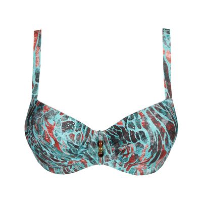 Voorgevormde Balconette Bikinitop 4012816 Turquoise Seas PrimaDonna Riyad