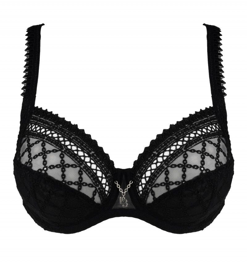 Niet voorgevormde bh 48501 NOIR 485 Louisa Bracq Paco