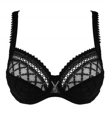 Niet voorgevormde bh 48501 NOIR 485 Louisa Bracq Paco