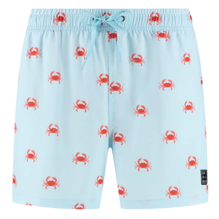 Zwemshort SOAB Krab Licht Blauw Son of a Beach