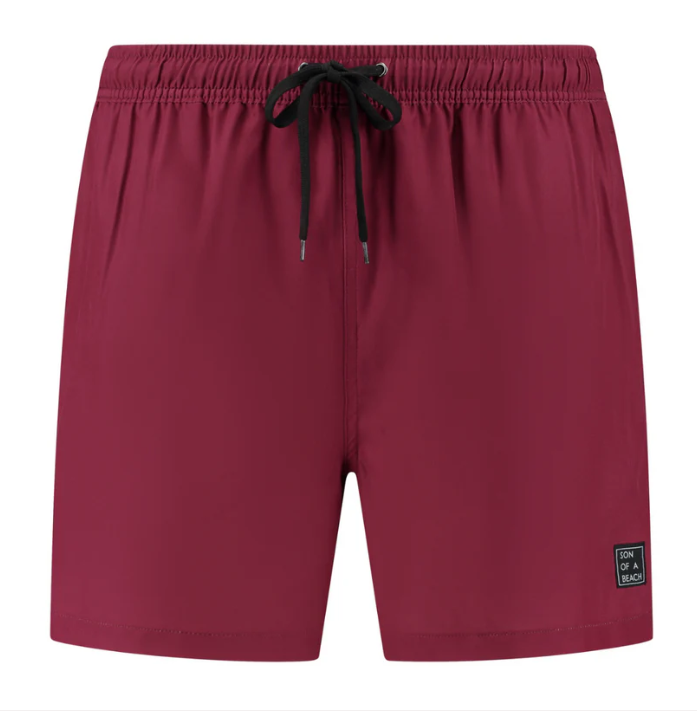 Zwemshort SOAB Solid Rood Rood Son of a Beach