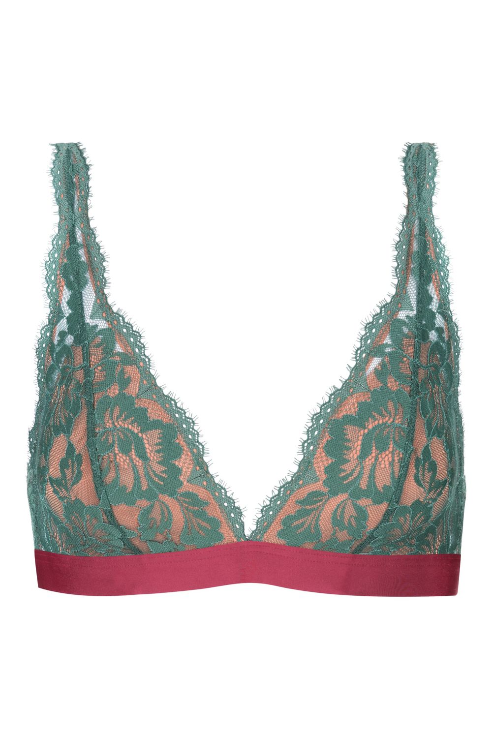 Triangle bra 74233 beau bordeaux