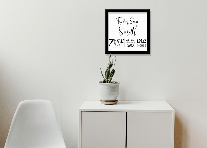 Newborn Memorial - Clean Aesthetic
