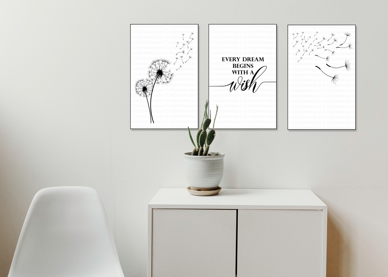 Every Dream Begins With A Wish - 11"x17"