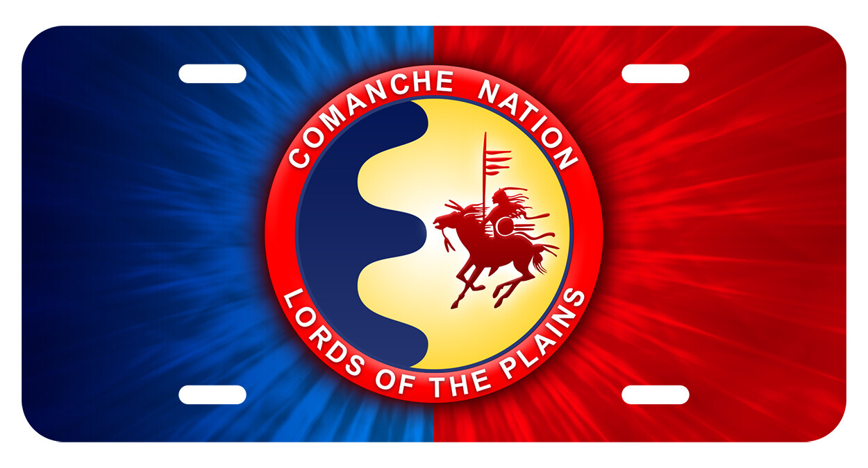 Comanche Seal License Plate