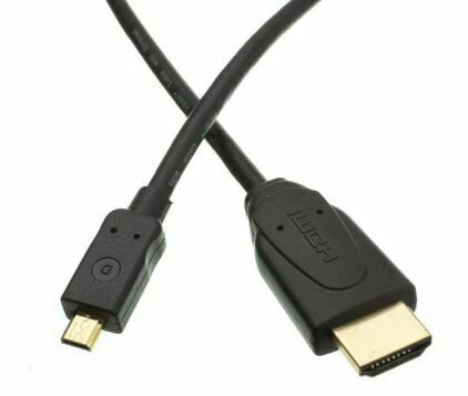 Cable - HDMI to HDMI Micro 3'