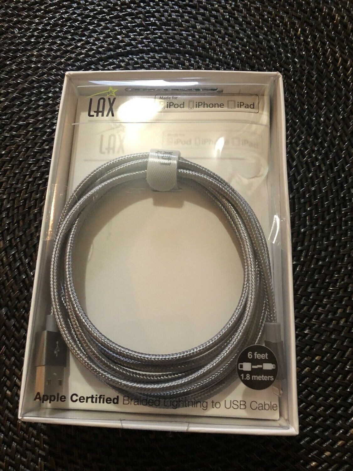LAX Lightning to USB Cable - Apple Certified