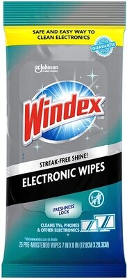 Supplies - Windex Electronic Wipes 1 Pac