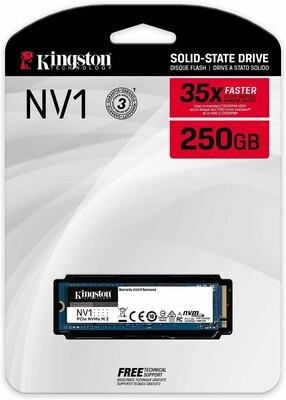 SSD - Kingston 250GB M.2 2280 NV1 SSD