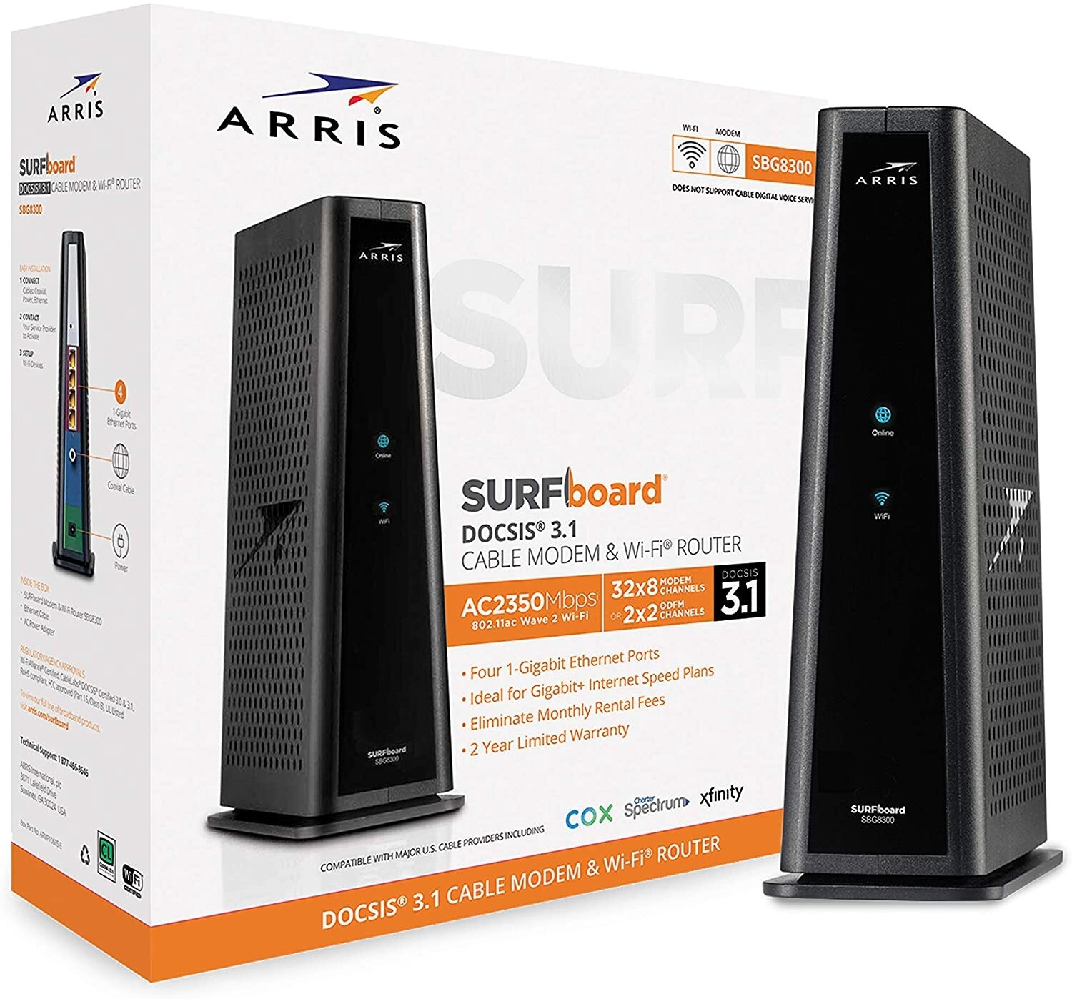 Network - Arris Surfboard SBG8300 Router/Modem