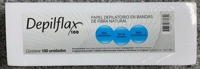 Bandas Depilatorias x 100 Depilflax