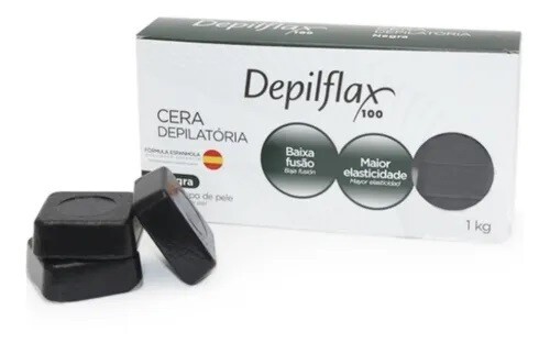 Cera en tabletas Negra Depilflax 1 kg