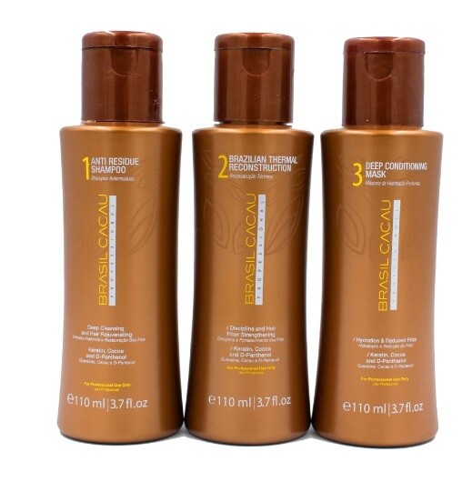 KIT Brasil Cacau pasos 1+2+3. 110ml