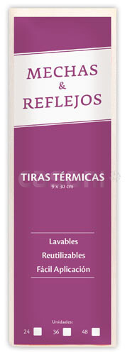 Tiras Termicas para claritos 9X30CM 48 unidades