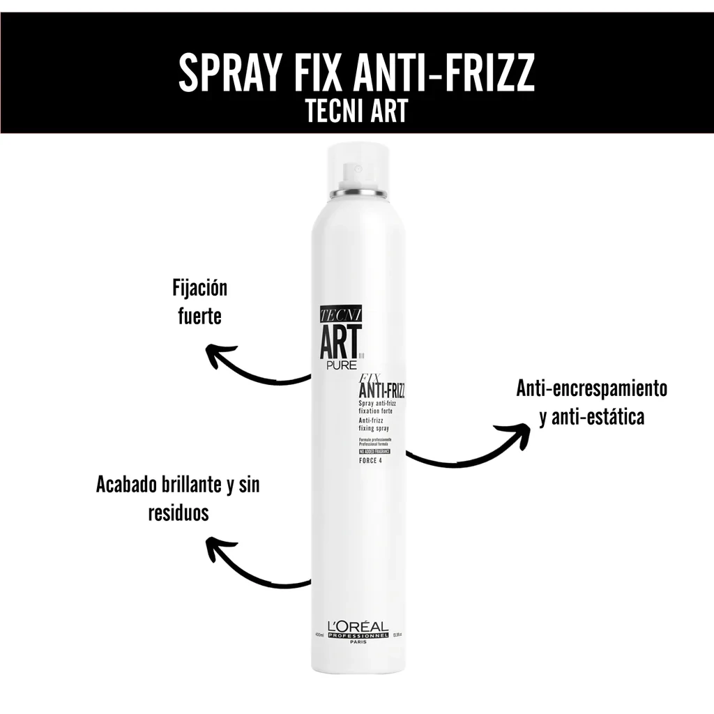 Spray Fix Anti-frizz Tecni Art Loreal 250 ml