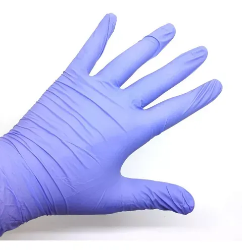 Guantes Nitrilo Lilas talle L x 100
