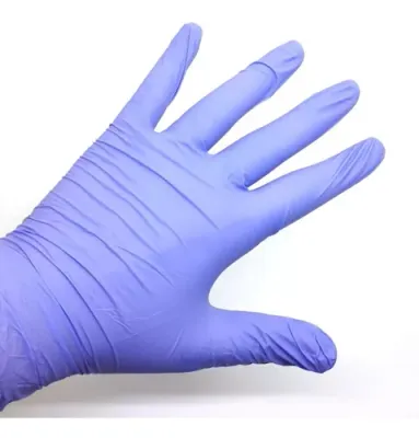 Guantes Nitrilo Lilas talle L x 100