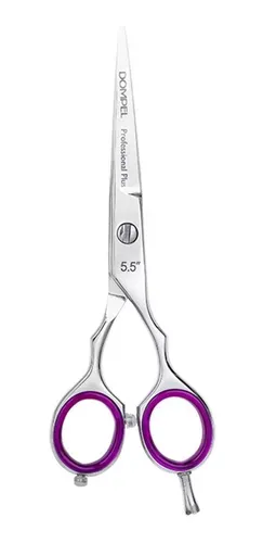 Tijera De Corte Ambidiestro Dompel Ojo Violeta 5.5 Pulgadas
