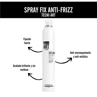 Spray Fix Anti-frizz Tecni Art Loreal 250 ml Spray Fix Anti-frizz Tecni Art Loreal 250 ml