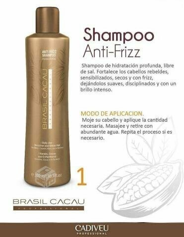 Shampoo Mantenimiento Anti frizz  Brasil Cacau 300ml