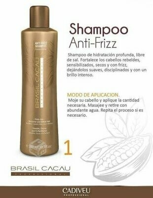 Shampoo Mantenimiento Anti frizz  Brasil Cacau 300ml