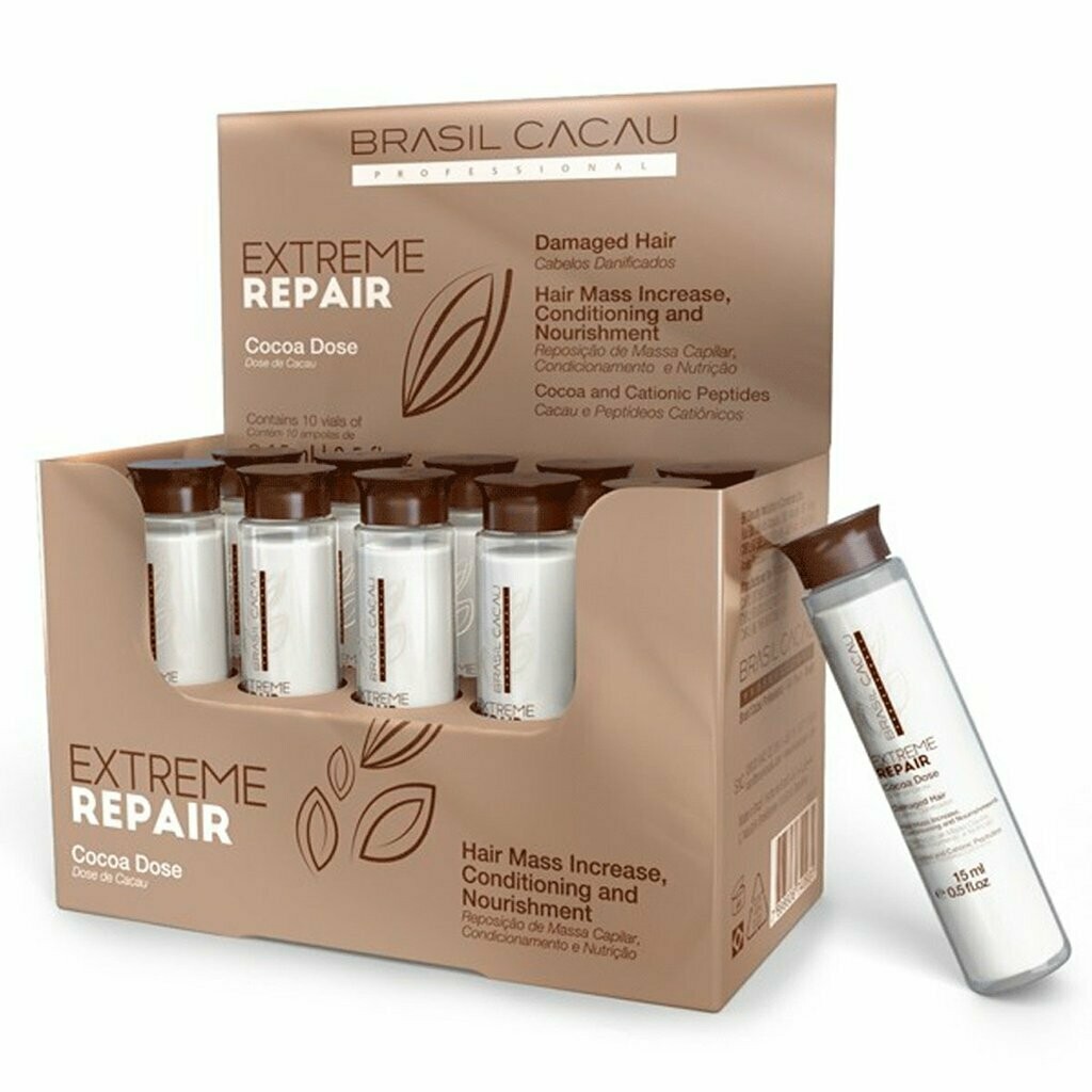 Ampollas Cocoa Dose Ampollas Extreme repair Cacau Brasil x 10