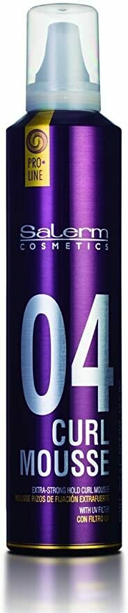 Espuma Extra fuerte pelo rizados Salerm 300ml