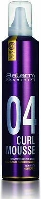 Espuma Extra fuerte pelo rizados Salerm 300ml