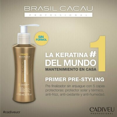 Brasil Cacau Primer Pre Styling Leave In 110ml