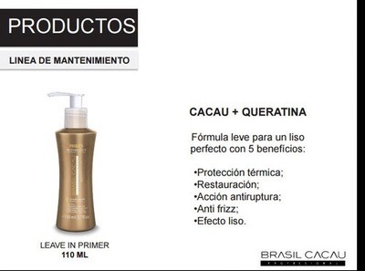 Brasil Cacau Primer Pre Styling Leave In 110ml