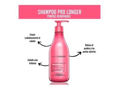 Shampoo Pro Longer Loreal 500ml