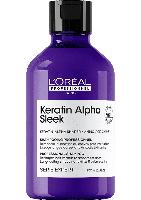 KERATIN ALPHA SLEEK SHAMPOO 300ML