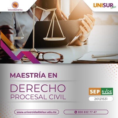 Maestría en Derecho Procesal Civil Colegiatura