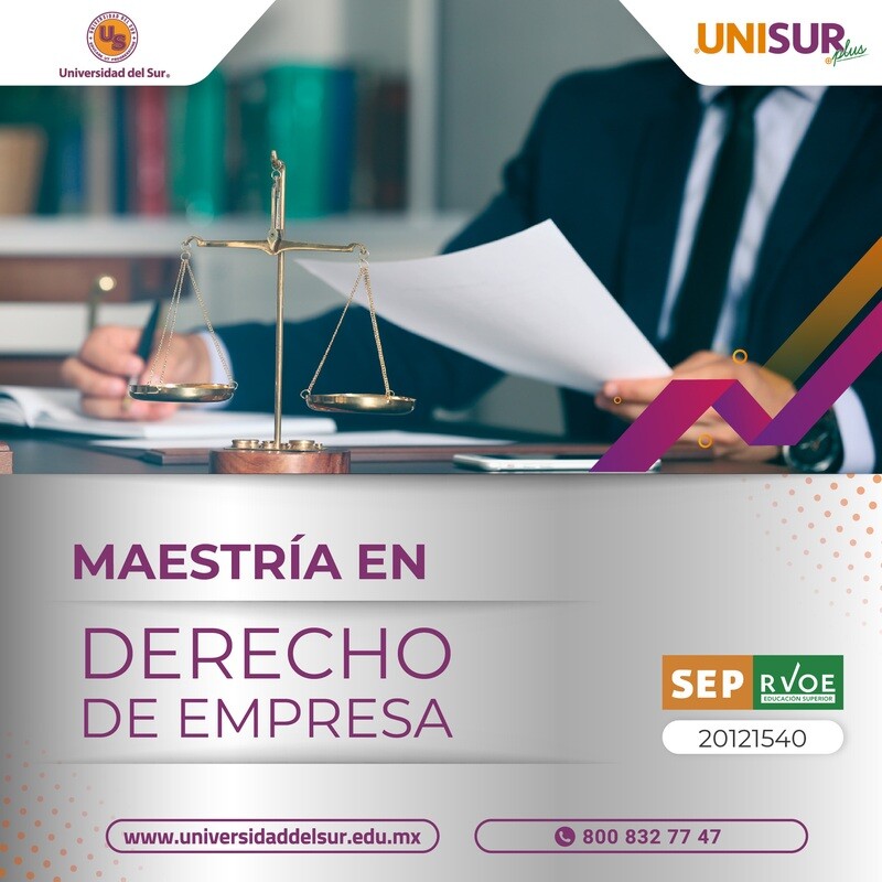 Maestría en Derecho de Empresa Colegiatura