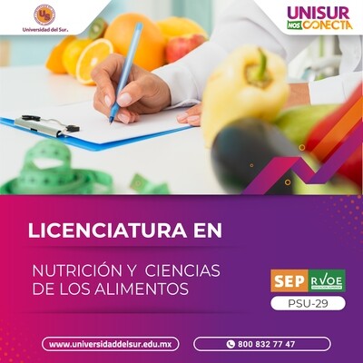 Tuxtla Licenciatura en Nutrición y Ciencias de los Alimentos